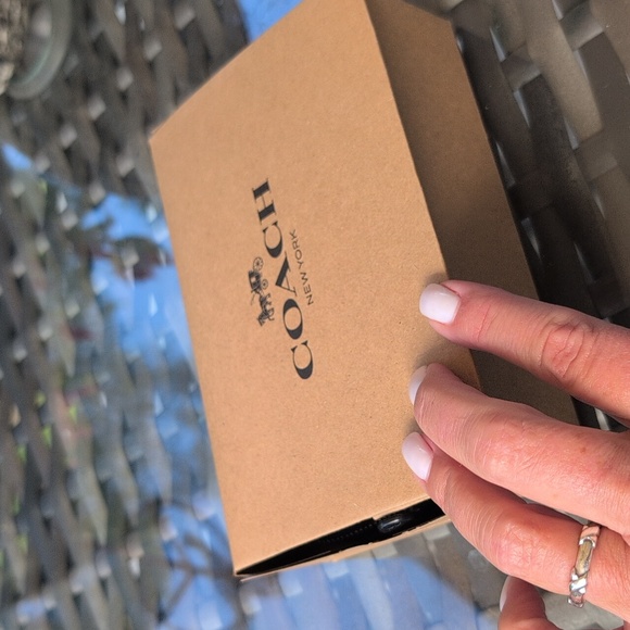 Coach Black and Purple Woven Wallet - Picture 12 of 12